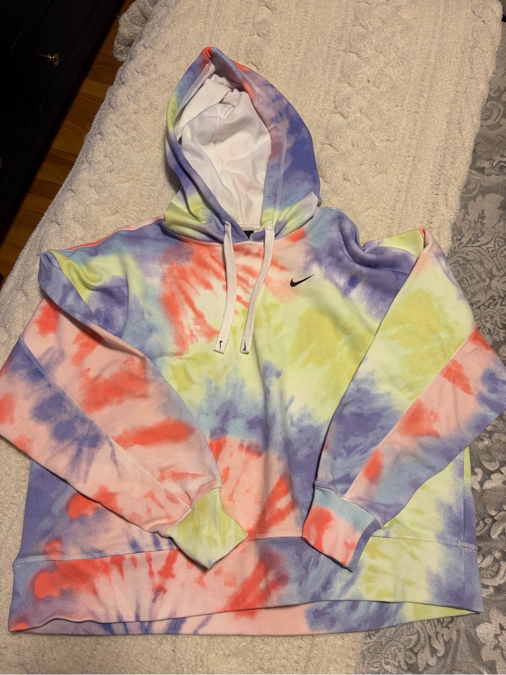 Nike Tie-Dye Zip-Up Hoodie - Purple, Pink, Yellow, Blue